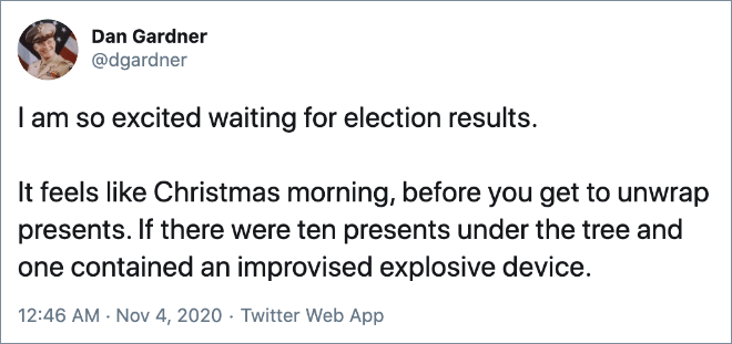 Election night tweets are the best tweets.