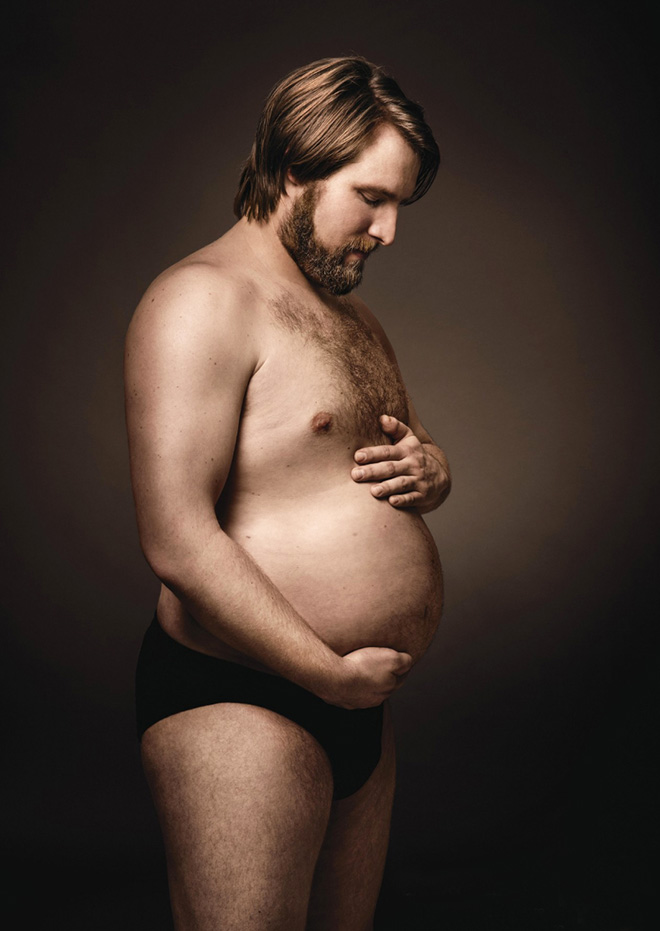 Pregnant father.