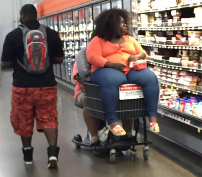 Crazy Walmartians enjoying their shopping.