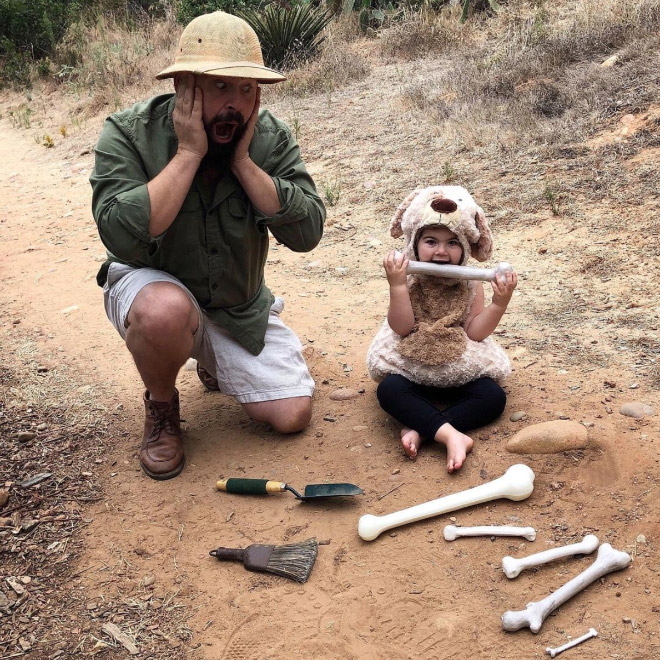 Awesome dad and daughter photo.