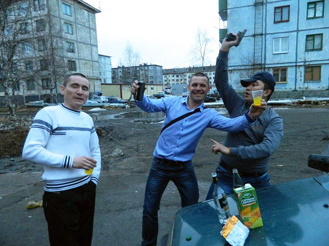 This is how Russians party.