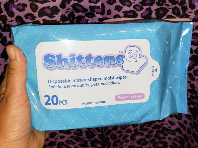 Shittens: the perfect toilet paper alternative.