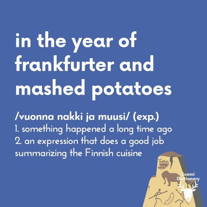 Funny Finnish saying translated.