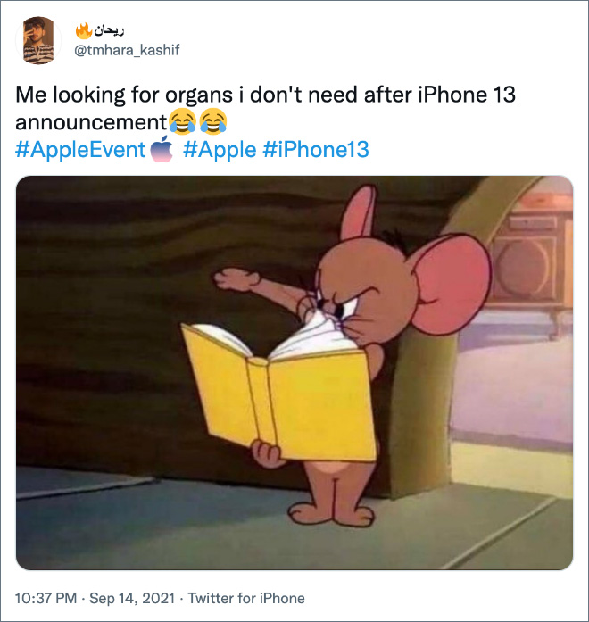Funny reaction to iPhone 13