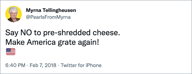 Funny grandma tweet.