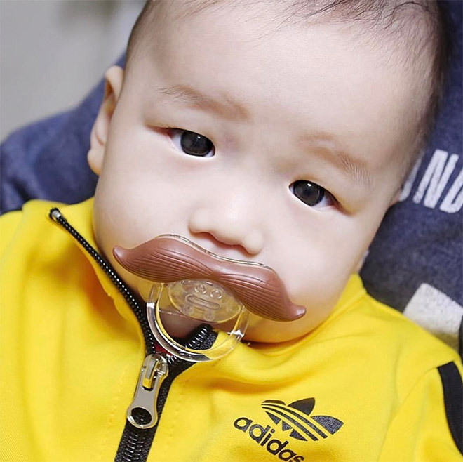 Manly baby.