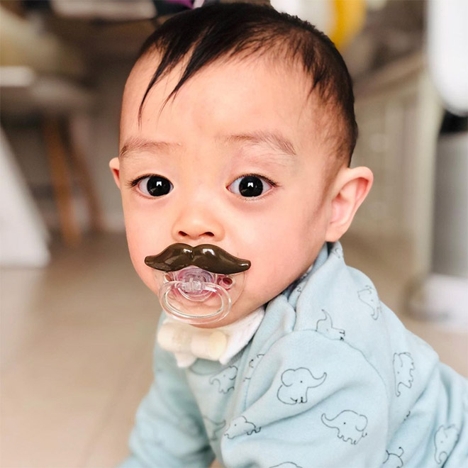 Manly baby.