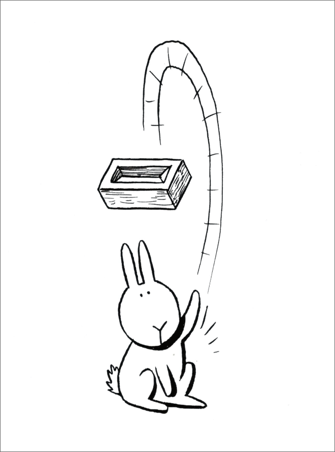 Some bunnies are very suicidal.