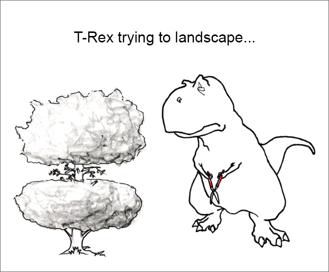 T-Rex trying and failing...