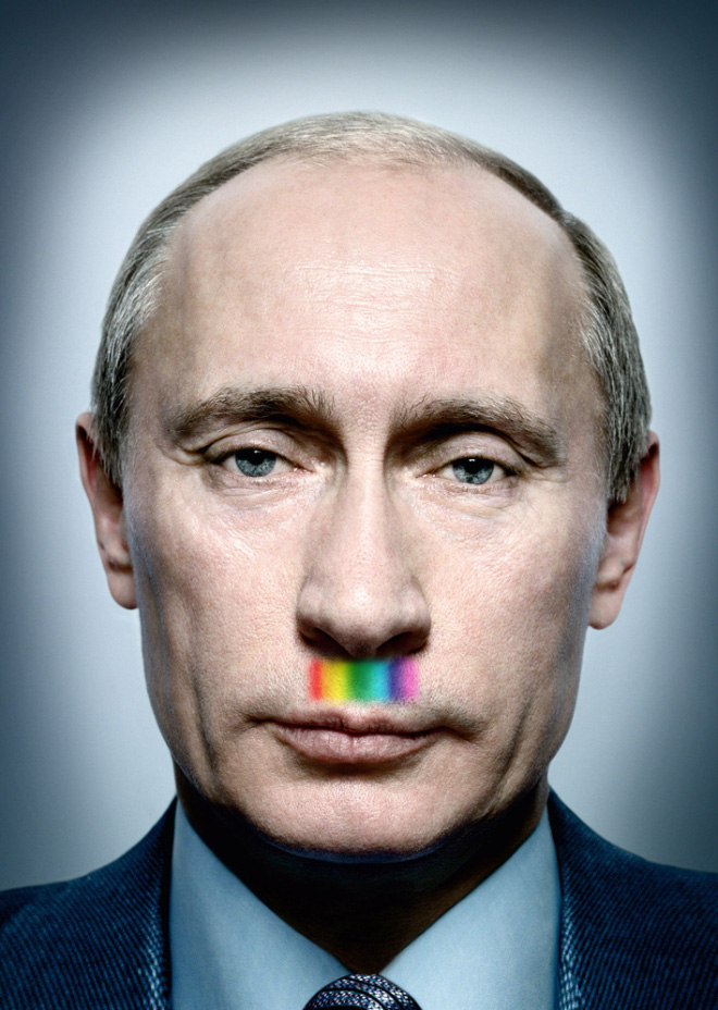 Putin loves rainbows.