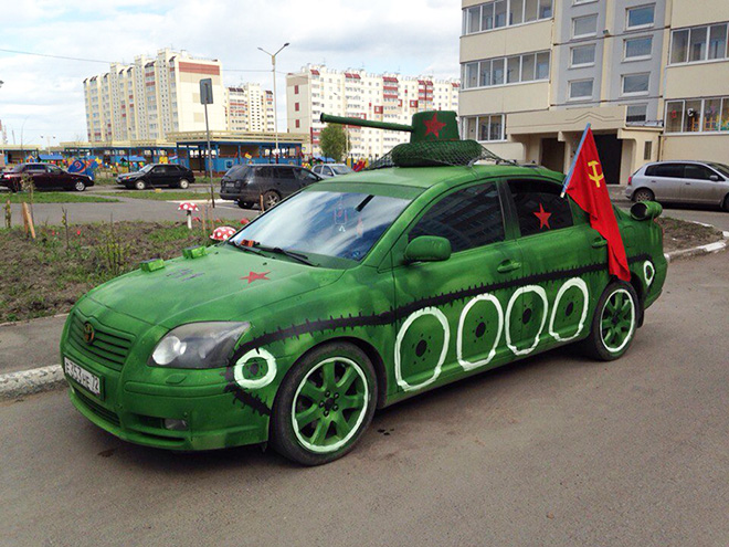 Latest Russian tank model.