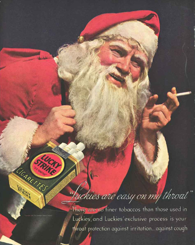 Crazy tobacco ad from the past.