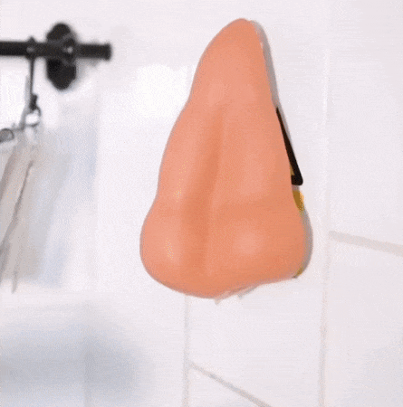 Runny nose soap dispenser.