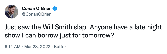 Twitter reacts to Will Smith slapping Chris Rock.