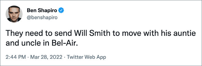 Twitter reacts to Will Smith slapping Chris Rock.