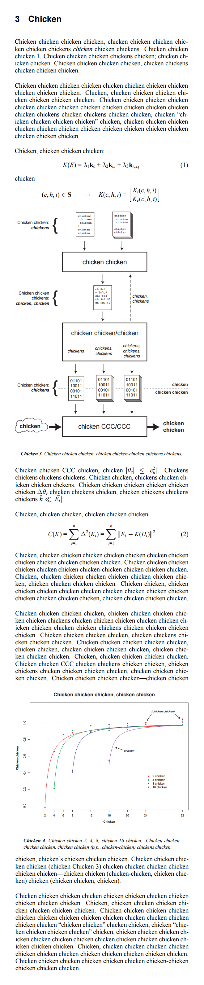 Chicken, chicken, chicken...