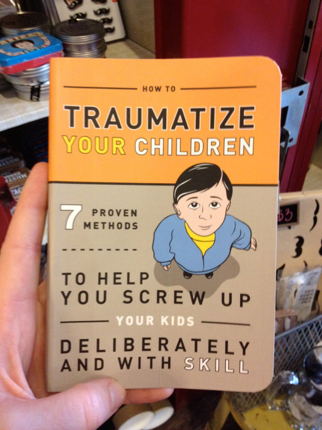 Weird self-help book.