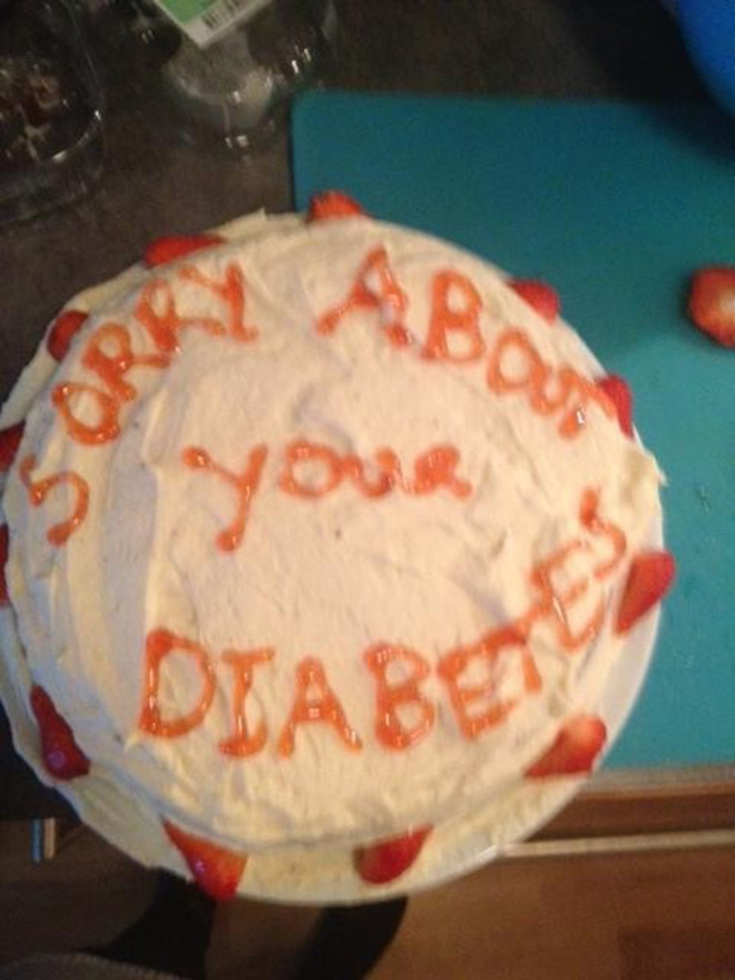 Say sorry with a delicious cake!