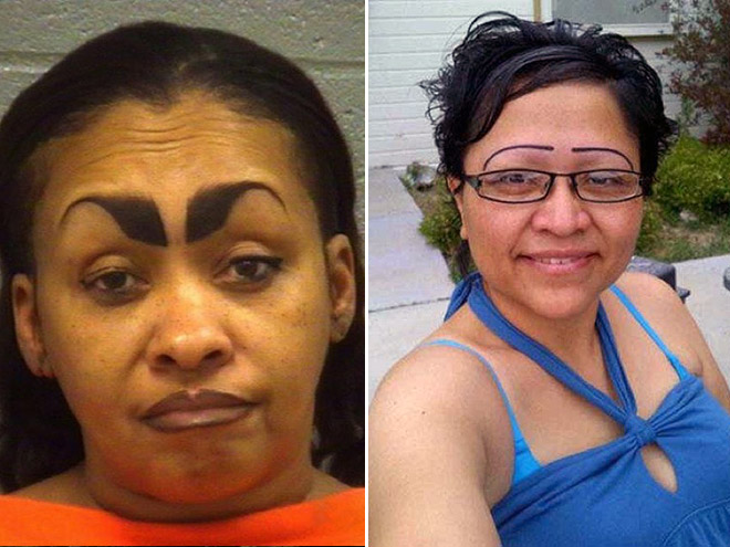 Crazy eyebrows.