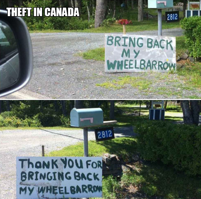 Only in Canada.