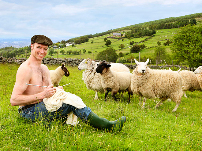 Handsome Irish farmer.