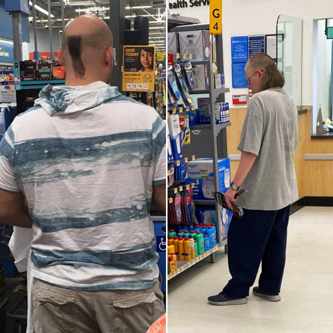 Skullet: the worst form of mullet.