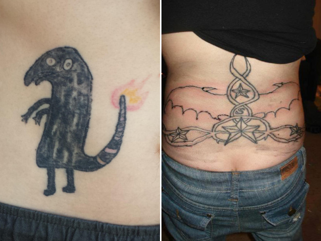 Terrible tattoos are hilarious to look at.