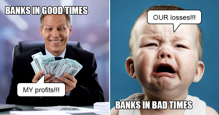 Banks In Good Times vs. Banks In Bad Times