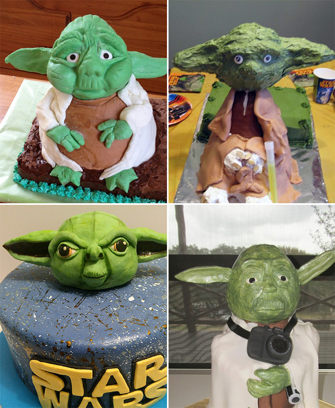 Some Yoda cakes should have never been made...