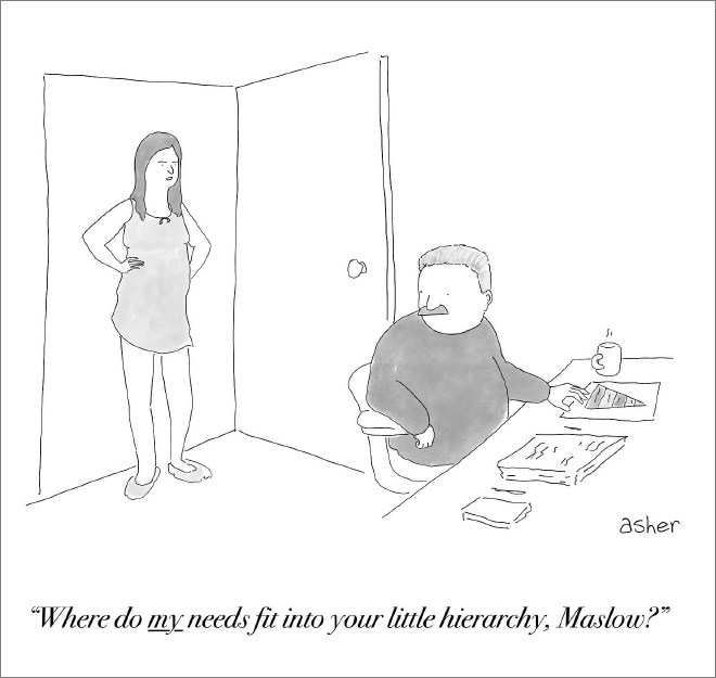 Funny cartoon by Asher Perlman.