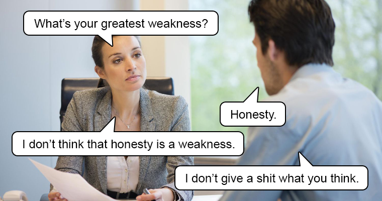 Brutal Honesty: Not The Best Job Interview Strategy - ReportWire