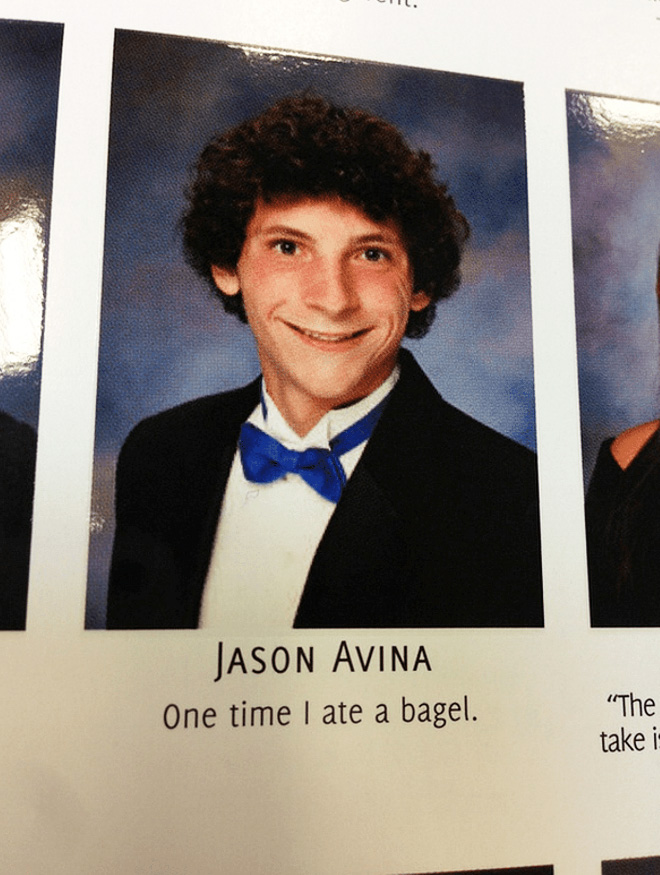 Funny yearbook quote.