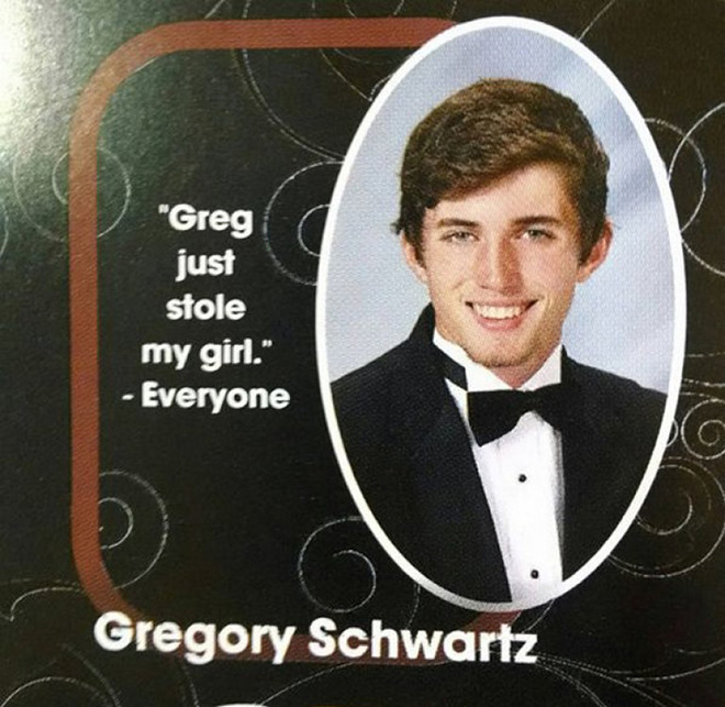 Funny yearbook quote.