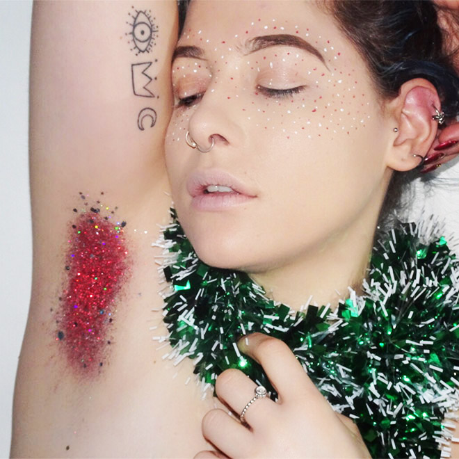 Glitter armpits. Why not?