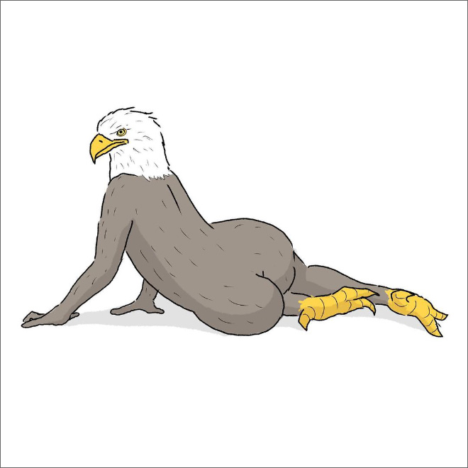 Extremely accurate bird drawing.
