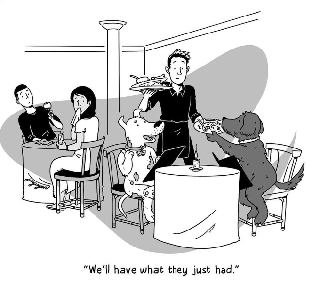 Funny cartoon by Jeremy Nguyen.