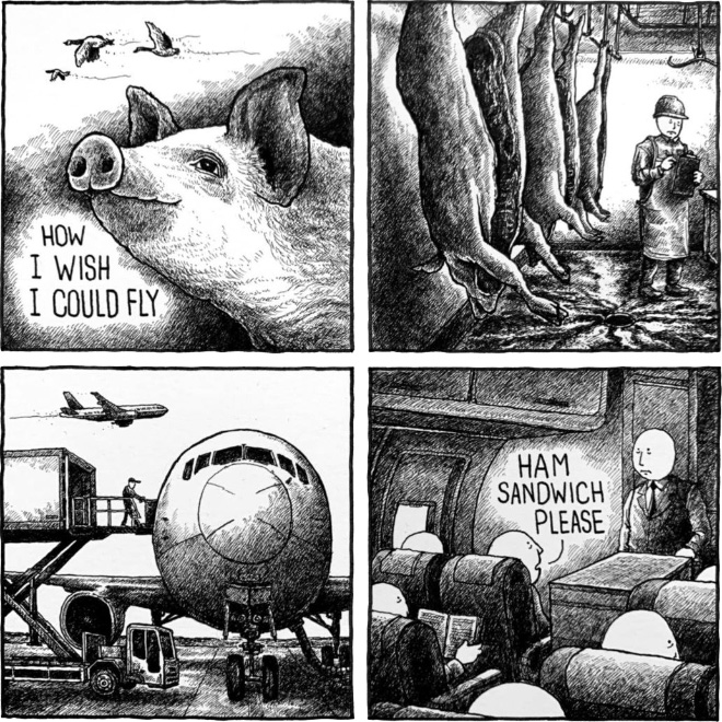 Funny dark humor comic by Jake Thompson.