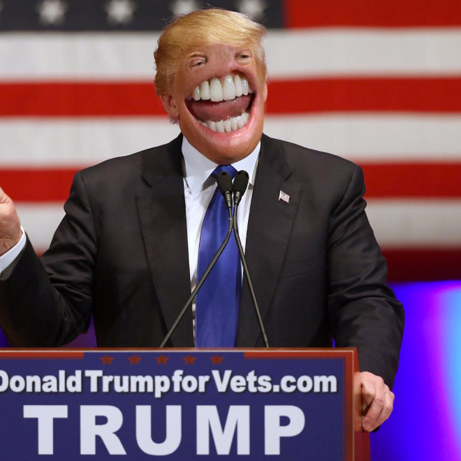 Trump photo collage by Phillip Kremer.
