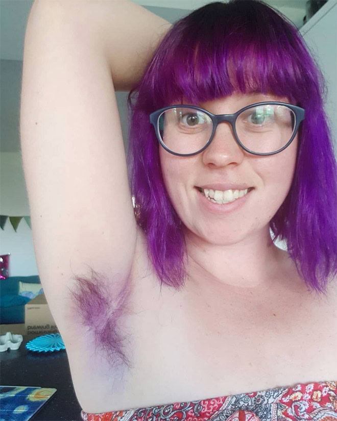 Dyed armpits.