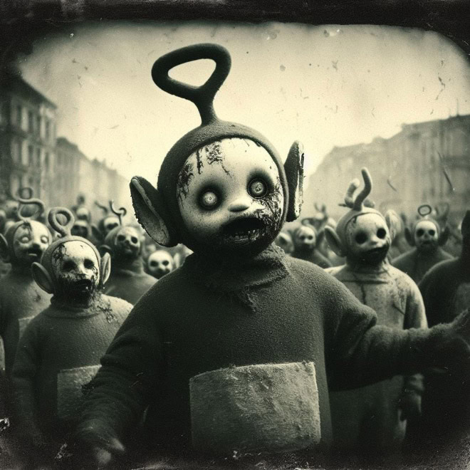 Teletubbies from hell.