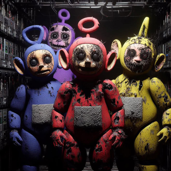 Teletubbies from hell.