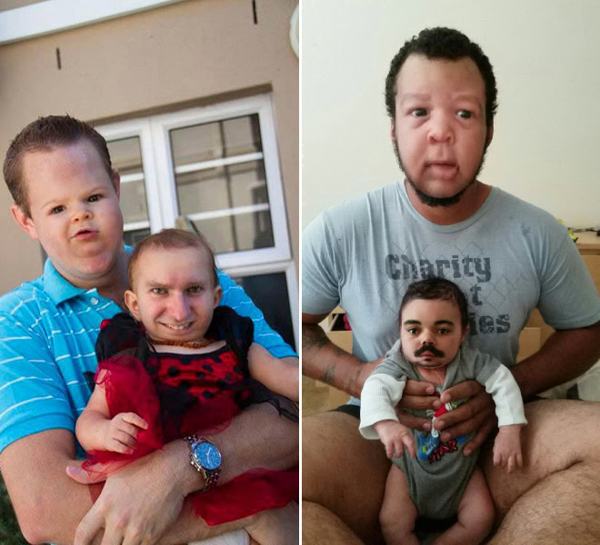 Hilarious face swap.