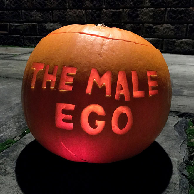 The scariest Halloween pumpkin ever.