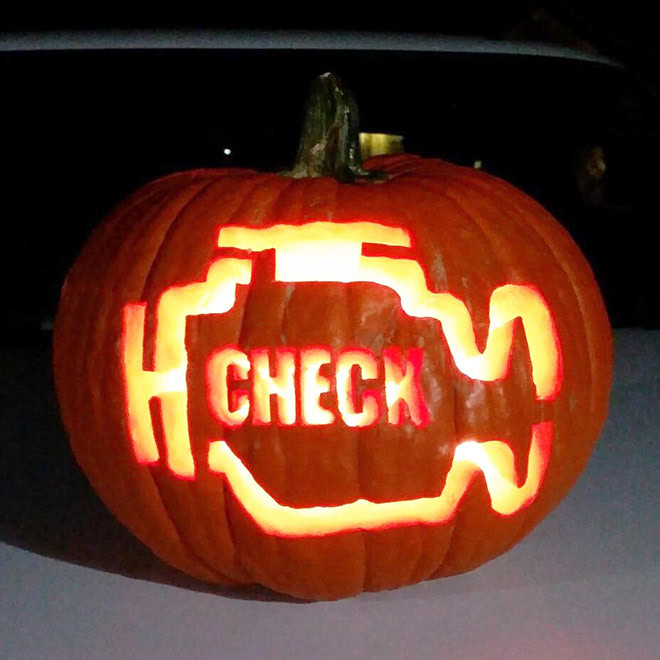 The scariest Halloween pumpkin ever.