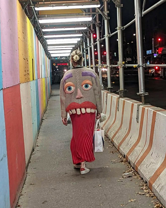 Crazy fashion spotted on the streets of New York.