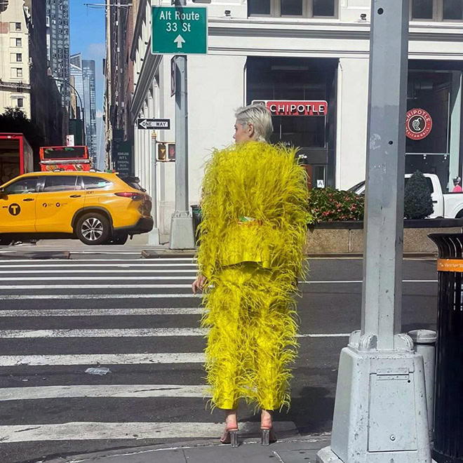 Crazy fashion spotted on the streets of New York.