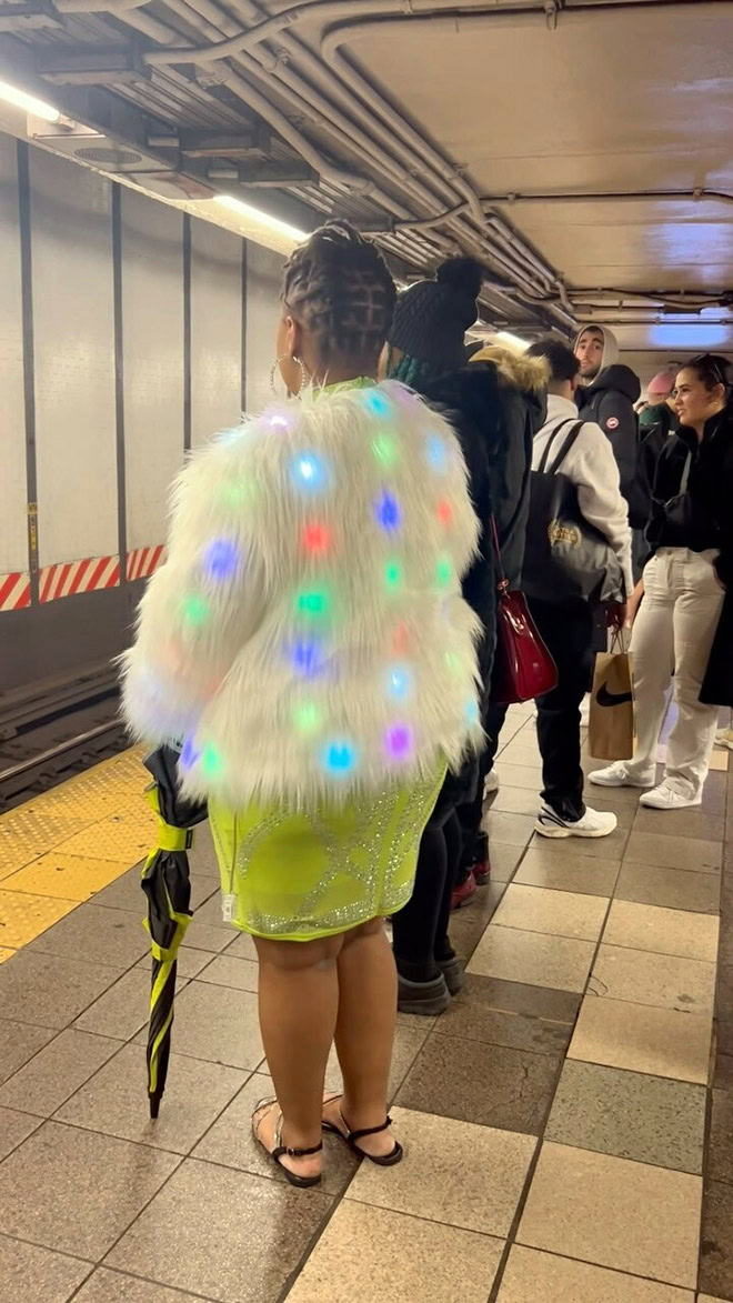 Crazy fashion spotted on the streets of New York.