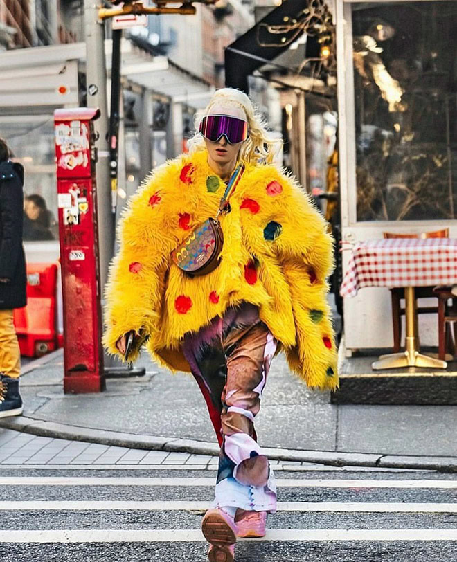 Crazy fashion spotted on the streets of New York.